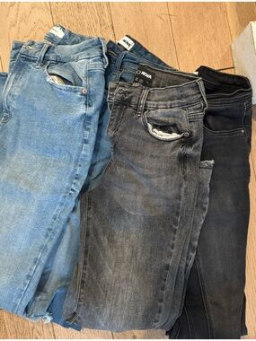 C9 by Champion Women’s Slim Straight Jeans — Light Blue, Gray, Black